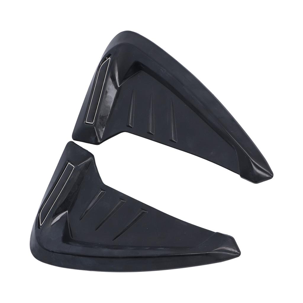 2 st Bilsida Kaross Luftintag Trimskydd Svart Universella Bildekorations Tillbehör