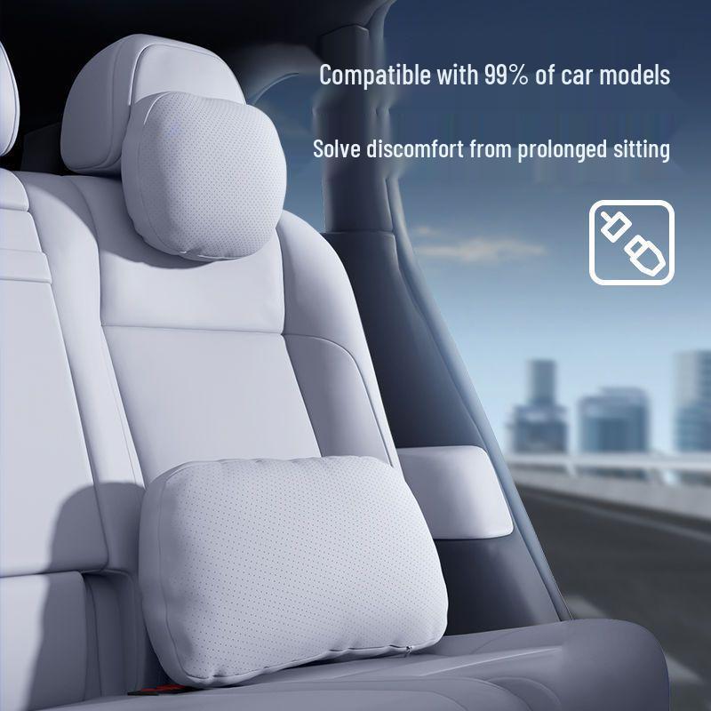 Geeignet für XPeng G7: Kopfstützen-Nackenkissen & Lendenstützen-Set – Autozubehör für Komfort & Innendekoration.