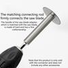 High Carbon Steel Bend Resist Hexagon Shank Extension Rod with Screw and Washer Suitable for 6.3mm Drill Applications