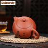 300ml Exquisite Yixing Purple Clay Teapots Handmade Xishi Pot Raw Ore Qingshui Mud Kettle Chinese Zisha Tea Set Collection Craft