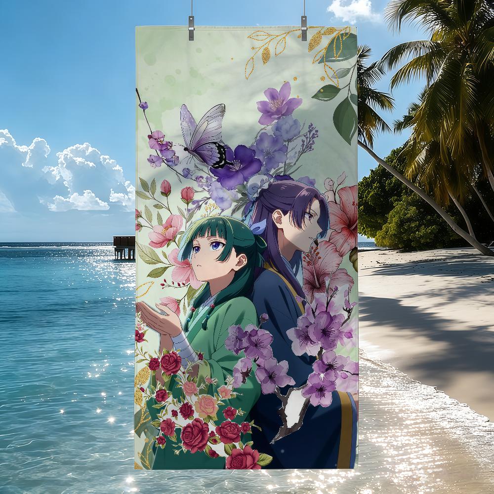Das A-Apothecary D-Diaries Anime Handtuch Trocknendes Badetuch Anwendbar für Leichtes Schwimmen Camping Yoga Strand Aus