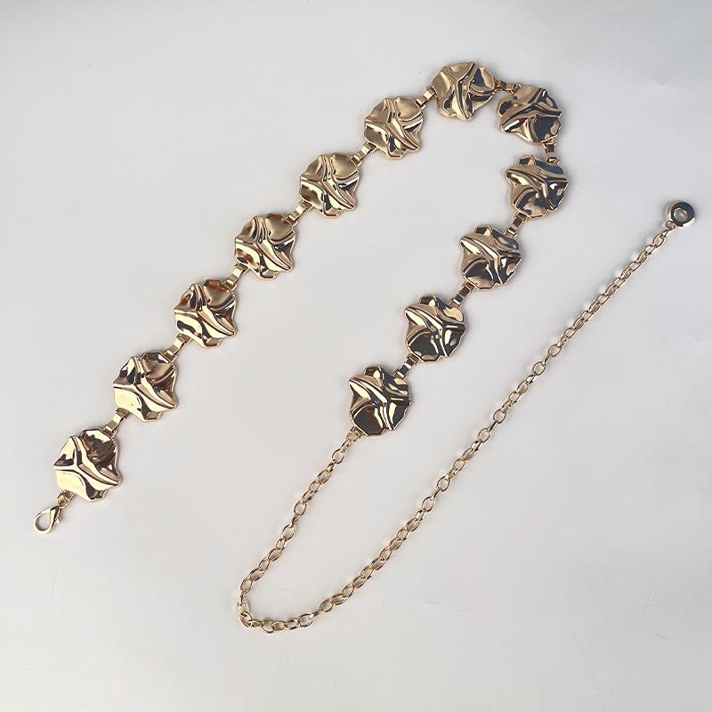 European and American Metal Waist Chain Women's Belt Trendy and Personalized Skirt Decoration To Make Women's Slimming
