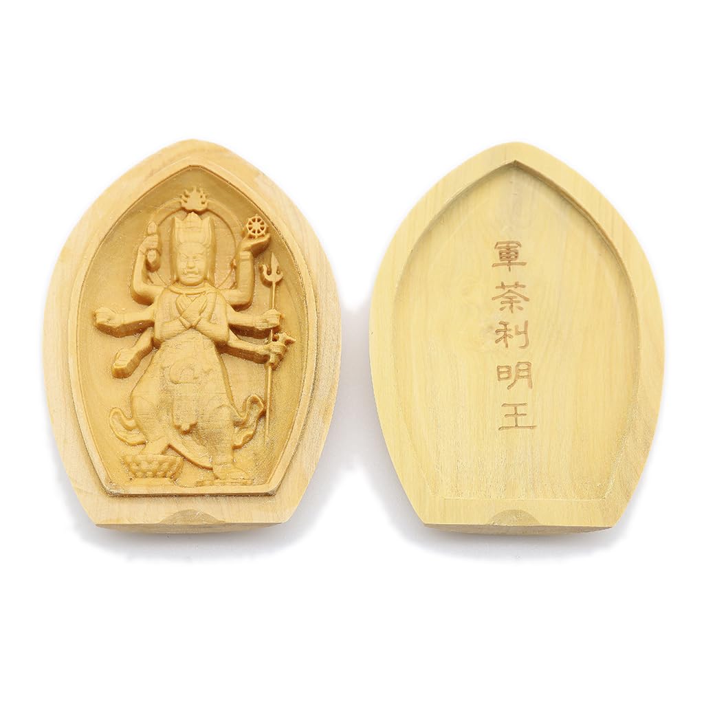

special Buddha statue principal Gundari incense Buddha Protective principal image Height Width High quality wood carving made in Tsuge 17617 Kurita s