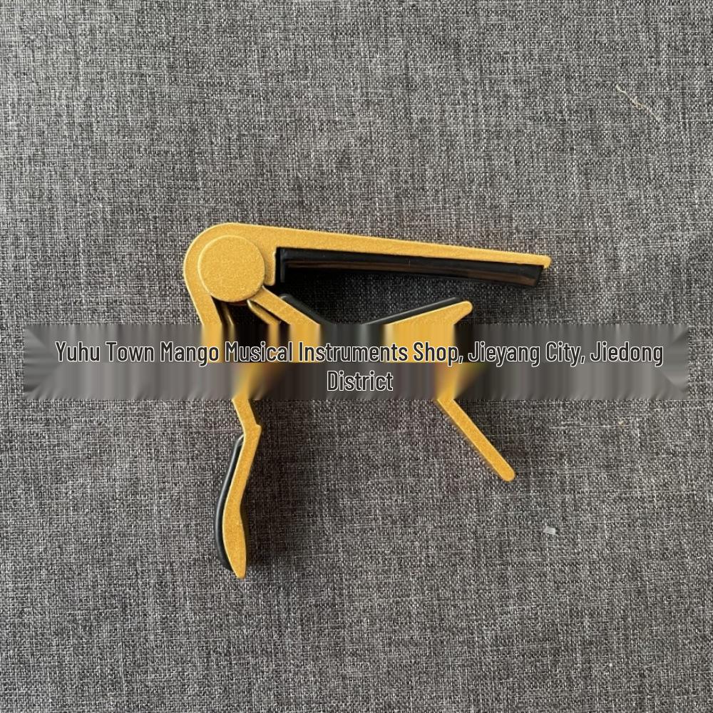 Wooden Classical Folk Guitar and Ukulele Capo/Tuner Key Changer золотой
