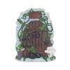 Wall Decorative Gate - Colorful Resin Leprechaun Garden Decorative Gate - Decorative Tree Stump Decoration Decorative House For Outdoor Patio Garden