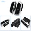 Silver Carbon Front Middle Central Air Conditioner AC Vent Grille Outlet Complete Assembly For Porsche Cayenne 7P5 2010-2015
