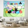 Barbapapa Print Tapestry, Backdrop, Easy Setup, Ideal for Bedroom, Office & Living Room, with Aesthetic Wall Hanging Decor.