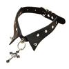 Studded Rivet Choker Gothic Fake Collar Necklace Unique Punk Choker  Streetwear