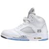 Air Jordan 5 Abrasion Resistant High Top Vintage Basketball Shoes Unisex White HQ7978-103