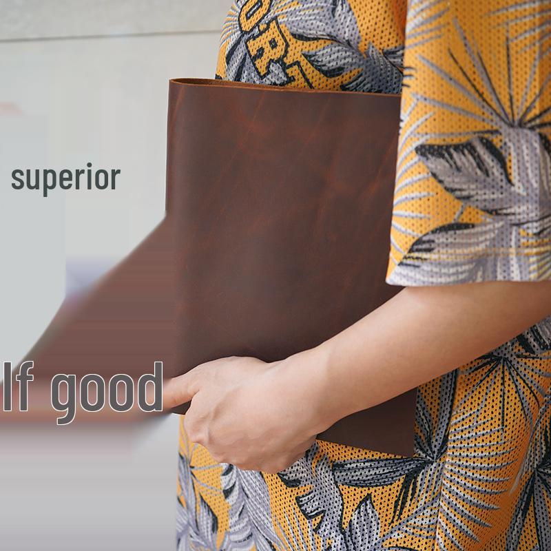 Vintage Skórzany Notes A5 z Pierścieniami na Kartki, Zamykany na Pasek