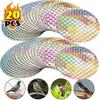 20pcs Reflective Bird Repellent Sticker Garden Bird Control Anti Bird Scare Tape  Keep Birds Away