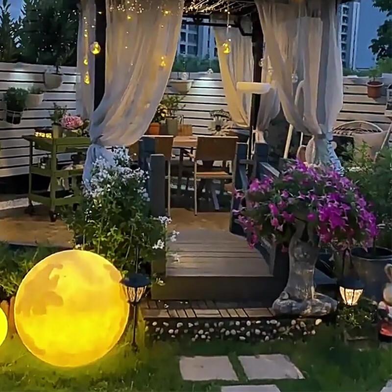 HEIXIE Outdoor Moon Garden Lamp