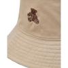 DakS Women S Beige reverSible Bucket Hat Check Embroidery Dche6e119i2