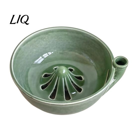 Self Cleaning Ceramic Produce Bowl Berry Rinsing with Integrated Drain, Vortex Automatic Fruit Washer Colander, Efficient for And Vegetable