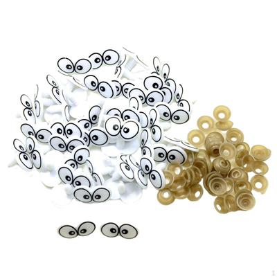 100pcs Cartoon Eyes, Toys Eye, Stuffed Plush Animal Accessories, Doll Crochet Projects,