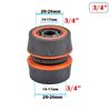 Gartenschlauch-Schnellverbinder 1/2 3/4 1 Zoll Rohrkupplung Stop-Wasser-Anschluss 16/20/32 mm Reparaturverbindung Bewässerungssystem-Anschluss