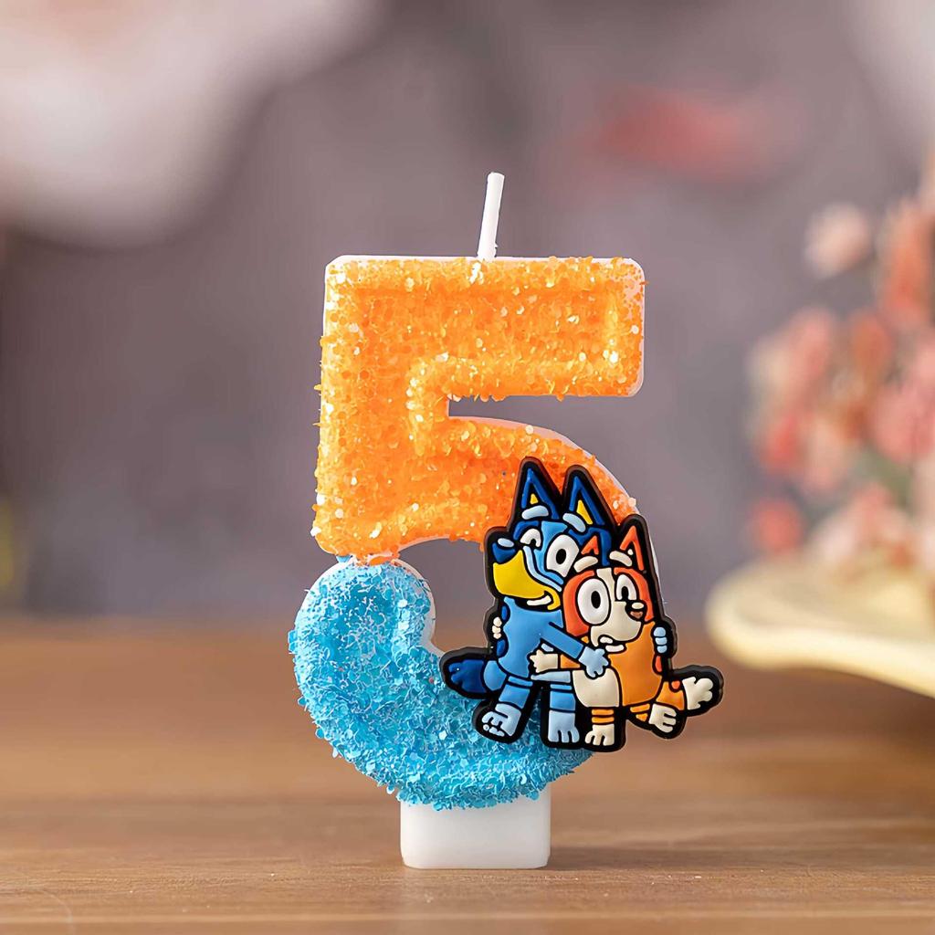 Cartoon Number Birthday Candles for Children's Cake Party Decorations