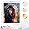 Frame Painting By Numbers For Adults Kits Lover Under Umbrella Acrylic Paint Marker By Numbers For Home Wall Decors 40x50cm
