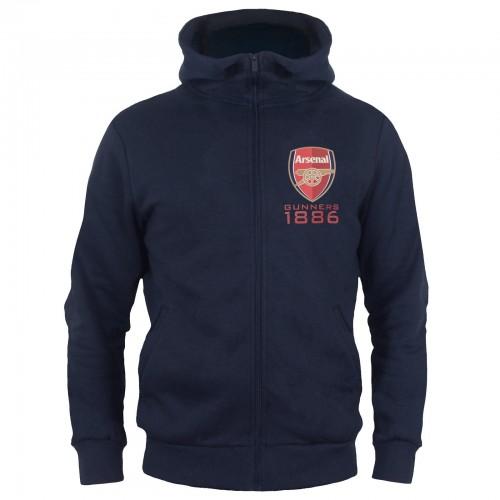 Arsenal FC Boys Fleece Full Zip Hoodie