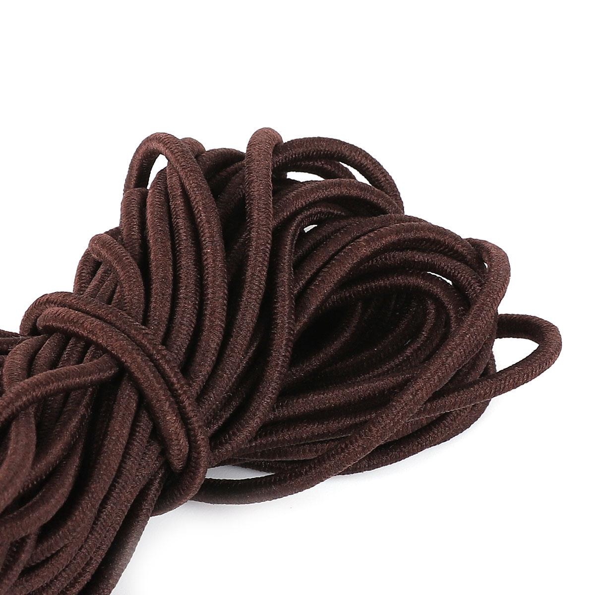 

Красочная круглая эластичная веревка. 2,5мм. 5м коричневый