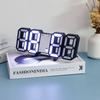 Clock 3D LED Digital Alarm Clock Wall Decor Time/date/temperature Display For Home/kitchen/office Clocks Decor Table Clocks