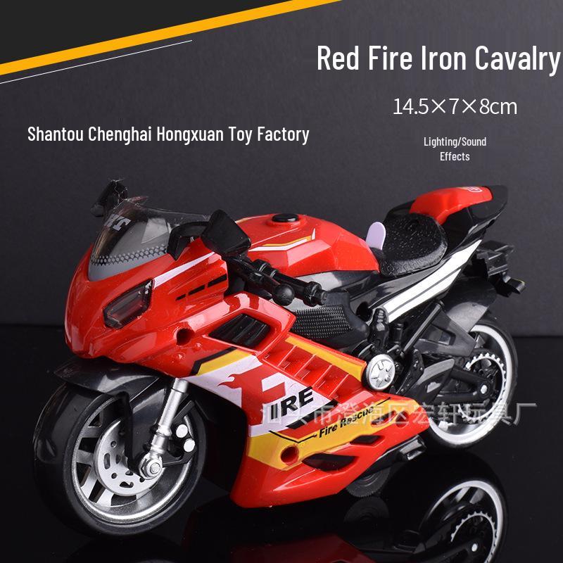 Children's Off-Road Police Motorcycle Toy with Sound and Light