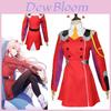 Stunning Darling In The Franxx Zero Two Red Uniform Cosplay Costume For Halloween