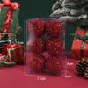 6Pcs 6CM Christmas Balls Christmas Tree Decoration Hanging Pendants Ornaments Party Home Decor 2025 New Year Navidad Gift Decor