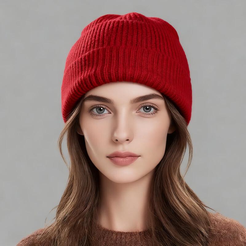 Women's Knitted Ear Protection Winter Beanie