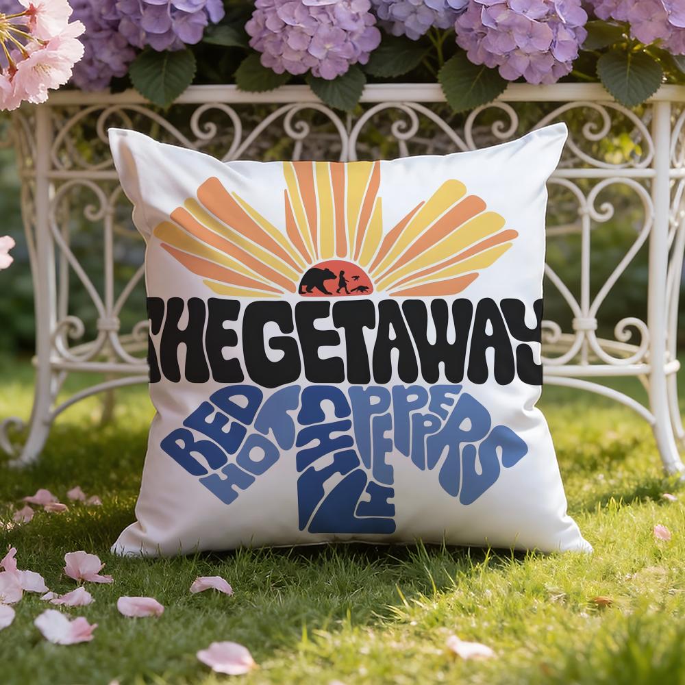 Band R-Red Hot C-Chili Peppers Cushion Cover Home & Car Dual-Scene Pillow Cover: Reversible for Premium Comfort