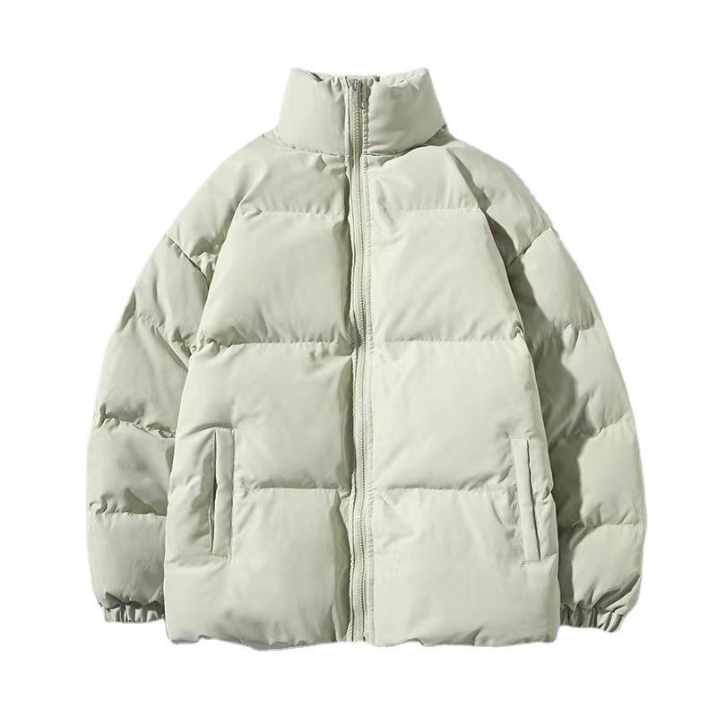 Autumn and Winter New Men's Padded Jacket Korean Version Loose Large Size Stand-up Collar Thick Warm Casual Padded Jacket