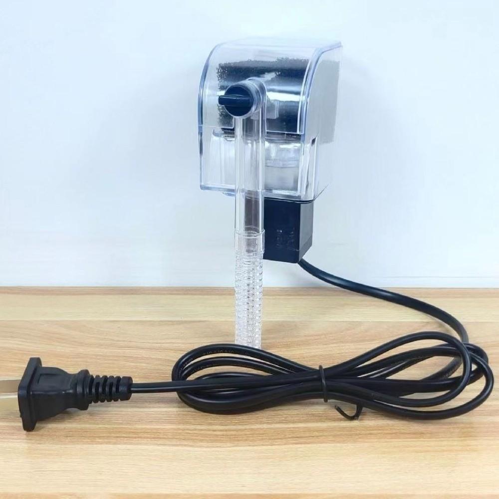 EU/US Plug Aquarium Filter Water Purification Hang-On-Back Filter External Filter  Small Fish Tanks