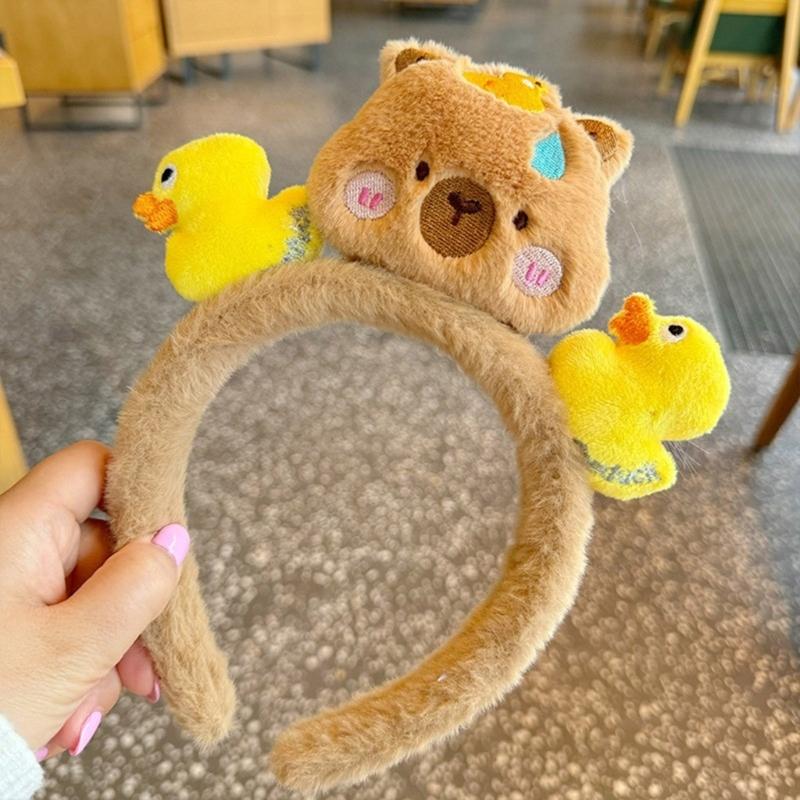 Lovely Cartoon Headbands Creative Pattern Hairbands Soft Comfortable Headdress for Women and Children