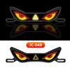 Devil's Eye Universal Motorcycle License Plate Light – Anti-Tailgating Dynamic Expression