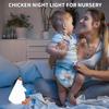 Chicken LED Night Light for Kids, White