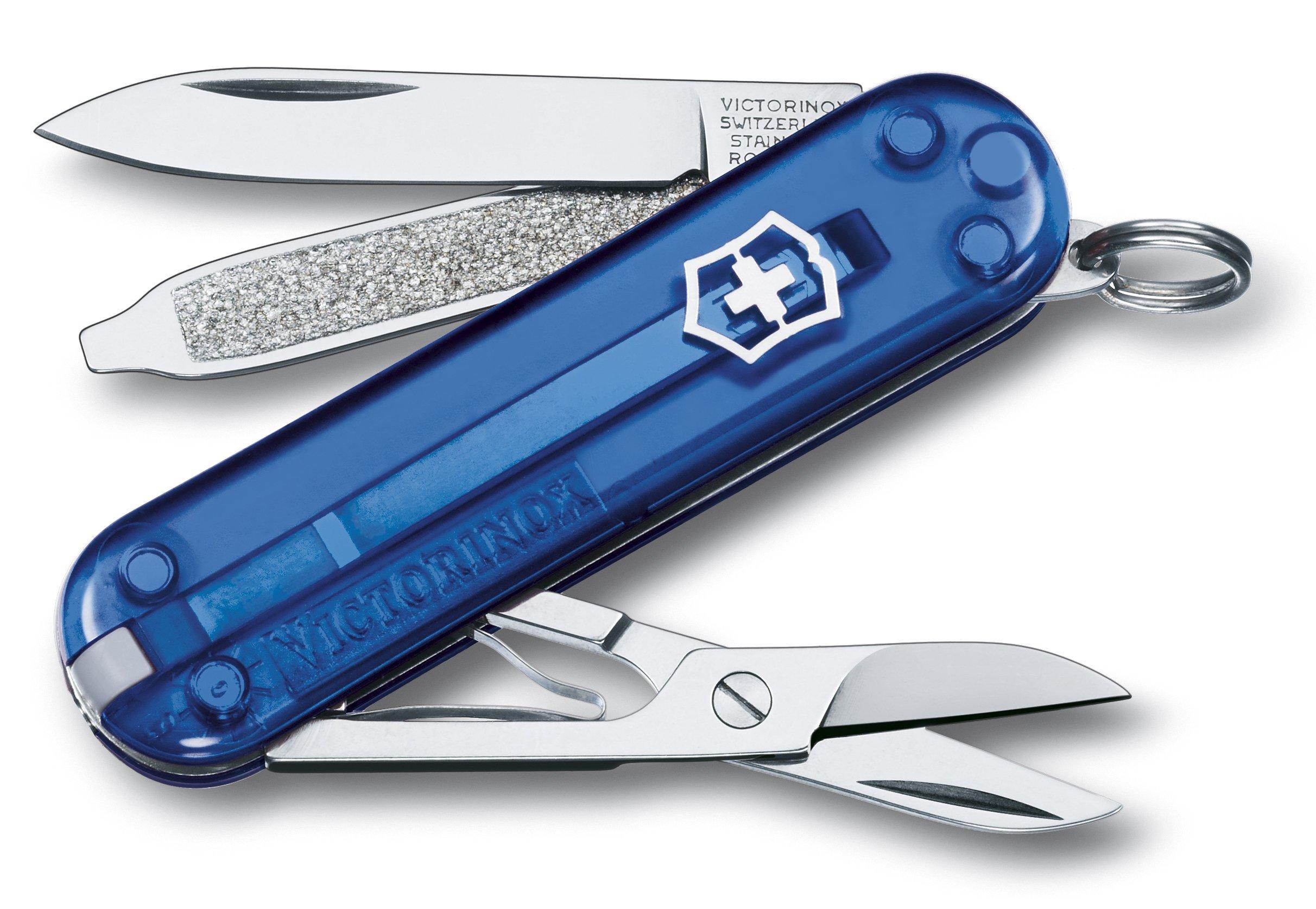 

Нож VICTORINOX Classic SD T2 полупрозрачный синий [с гарантией] 0.6223.T2