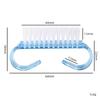 Plastic Nail Brushes Mix Color Nail Hand Scrubbing Cleaning Brush Dust Cleaner Nail Art Manicure Soft Remover Tools