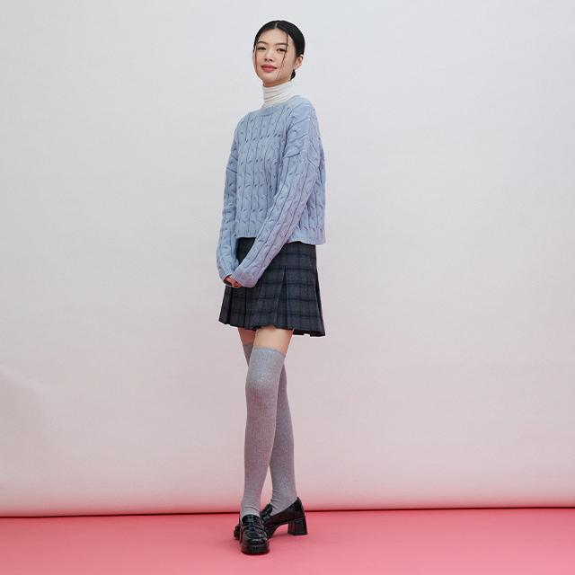 LAP Modified Cable Knit Pullover Aq4Kha83