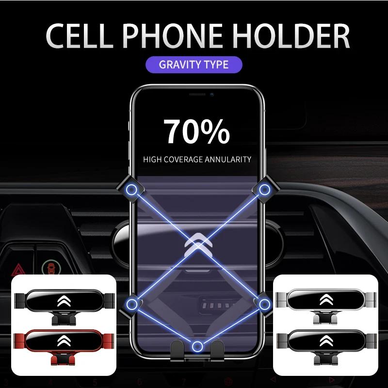 APG1 Gravity Car Phone Holder Mobile Stand GPS Support Mount For Citroen C4 C3 C5 C1 C2 C6 VTS C4L DS3 DS4 DS5 Grand Berlingo