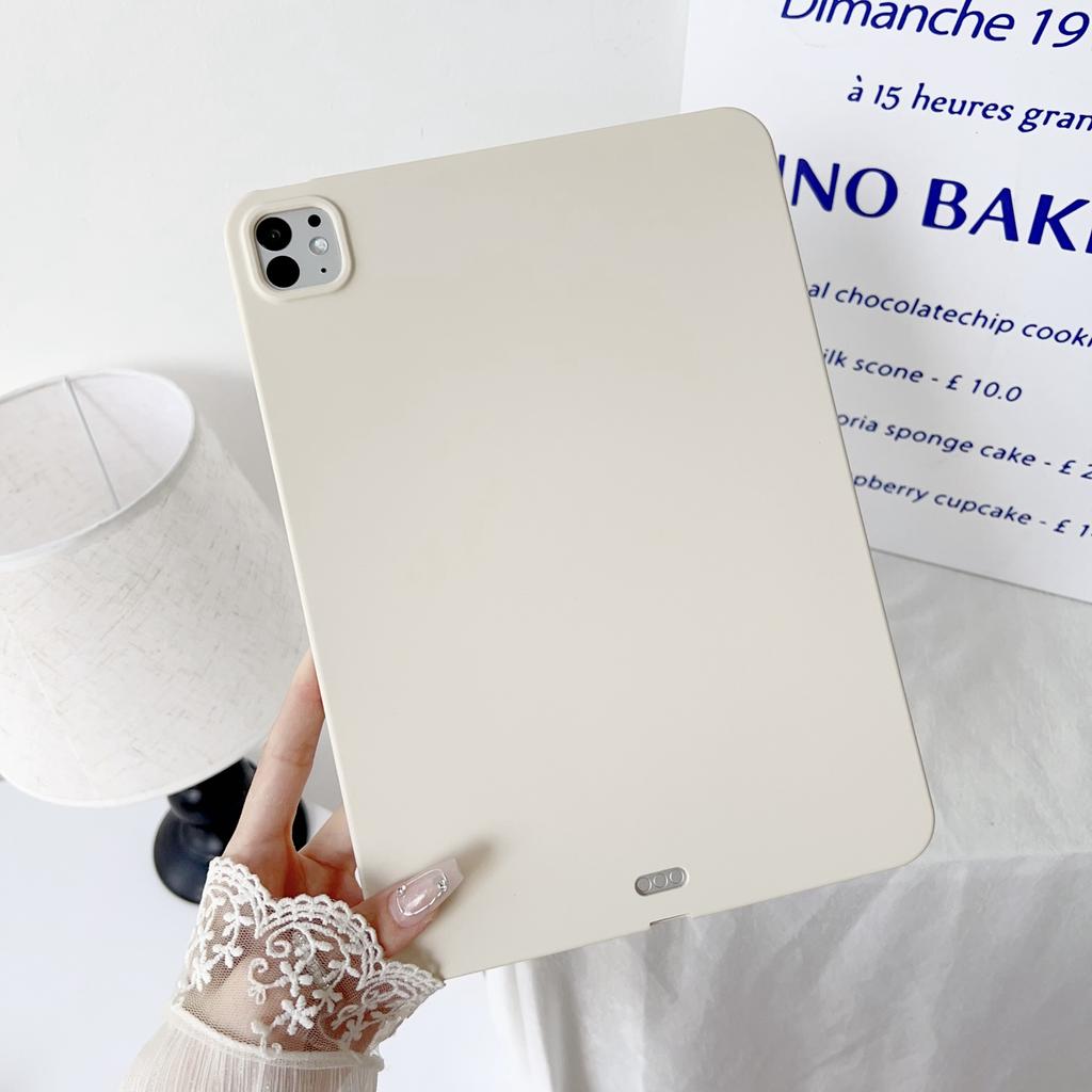 Pro iPad Pro 11 (2024) Pouzdro Soft TPU s povrchem jako kůže pro ochranu tabletu