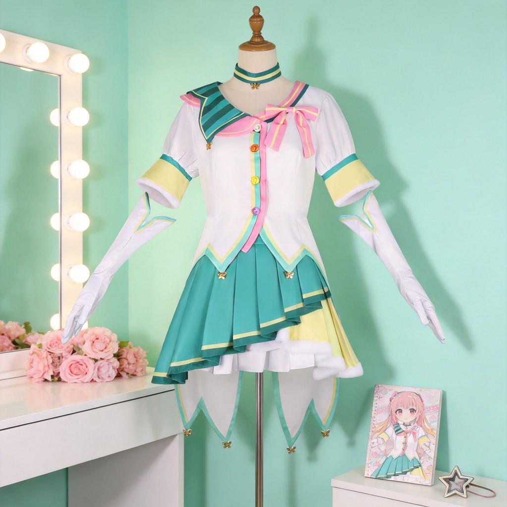 Project Sekai Colorful Stage Nene Kusanagi Cosplay Costume For Anime Conventions Polyester Bright Finish