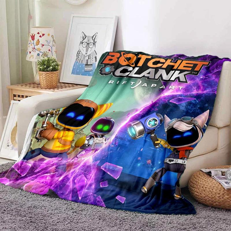 New 29 Style Astro Bot Game Cartoon Robot Gift Blanket,Soft Throw Blanket for Home Bedroom Bed Sofa Travel Picnic Cover Kids