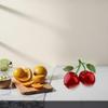 Double Head Design Fake Fruit Ornament Fresh Look Maintenance