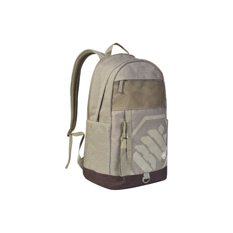 Li Ning Anti-Five Serie Große Kapazität Studenten Sportstoff Rucksack Unisex Rucksack Khaki ABSR188-4