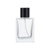 50ml Refillable Transparent Glass Perfume Bottle with Spray Nozzle