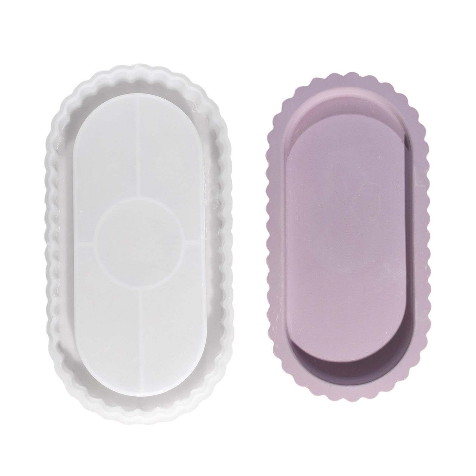 

Большая овальная прочная силиконовая форма для подноса из смолы и бетона, товары для рукоделия, украшения дома, касты для посуды, ежедневное использование 1