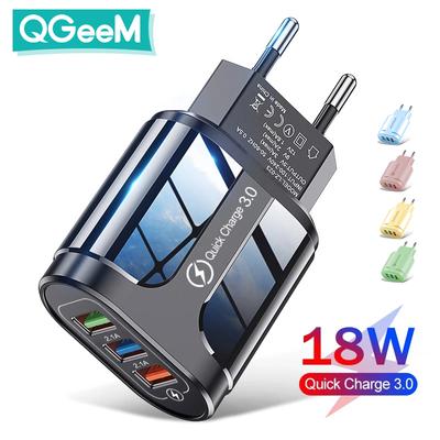 3 Încărcător USB Încărcare rapidă 3.0 Priză UE SUA Încărcare rapidă de perete USB Încărcător mobil portabil Adaptor QC 3.0 pentru Xiaomi mi iPhone 13