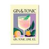 Cartoon Cocktail Drinks Negroni Daiquiri Posters Retro Mojito Canvas Prints Wall Art Painting Pictures Bar Kitchen Home Decor