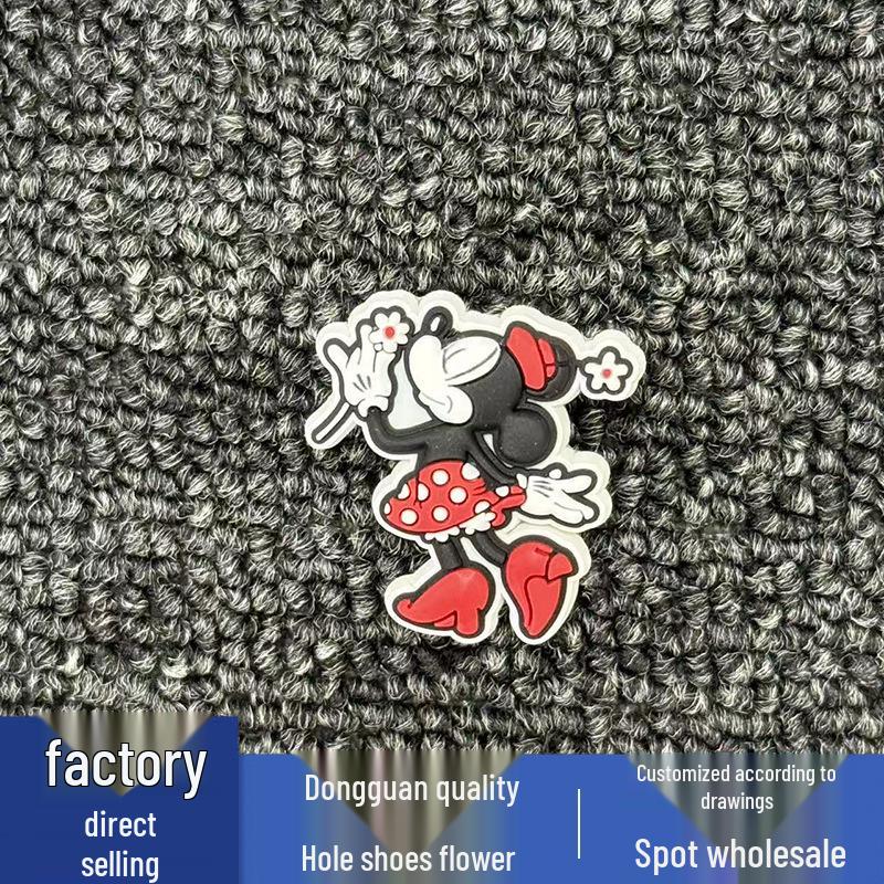 Mickey Mouse PVC Shoe Charms - Flower Style Accessories