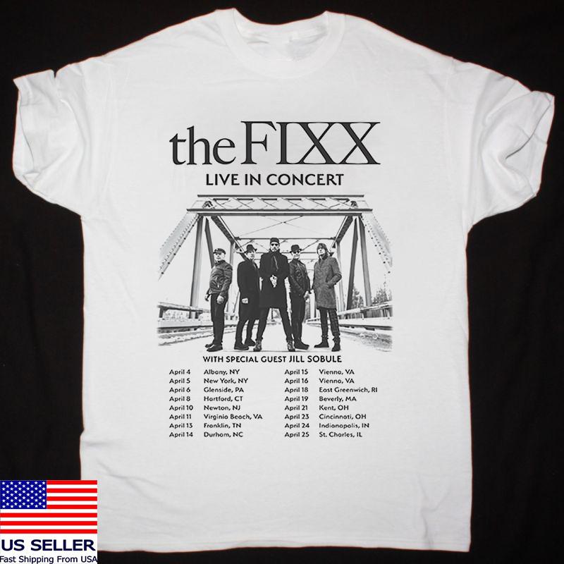 The Fixx Band Live In Concert 2025 America T Shirt Full Size S-5XL Unisex T-Shirt XXXXL